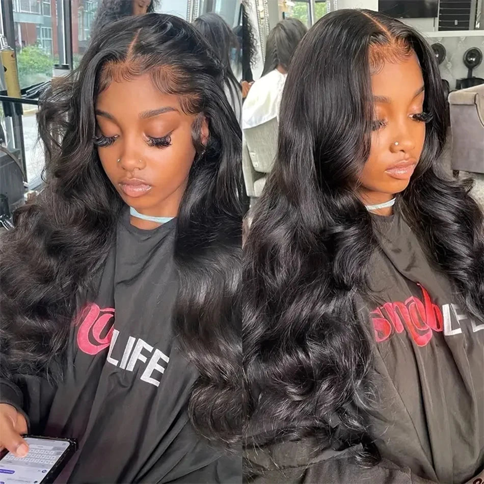 3 Bundles With Frontal 13x4 Brazilian Body Wave Virgin Hair Lace Closure with Bundles Raw Unprcessed Human Hair Extensions