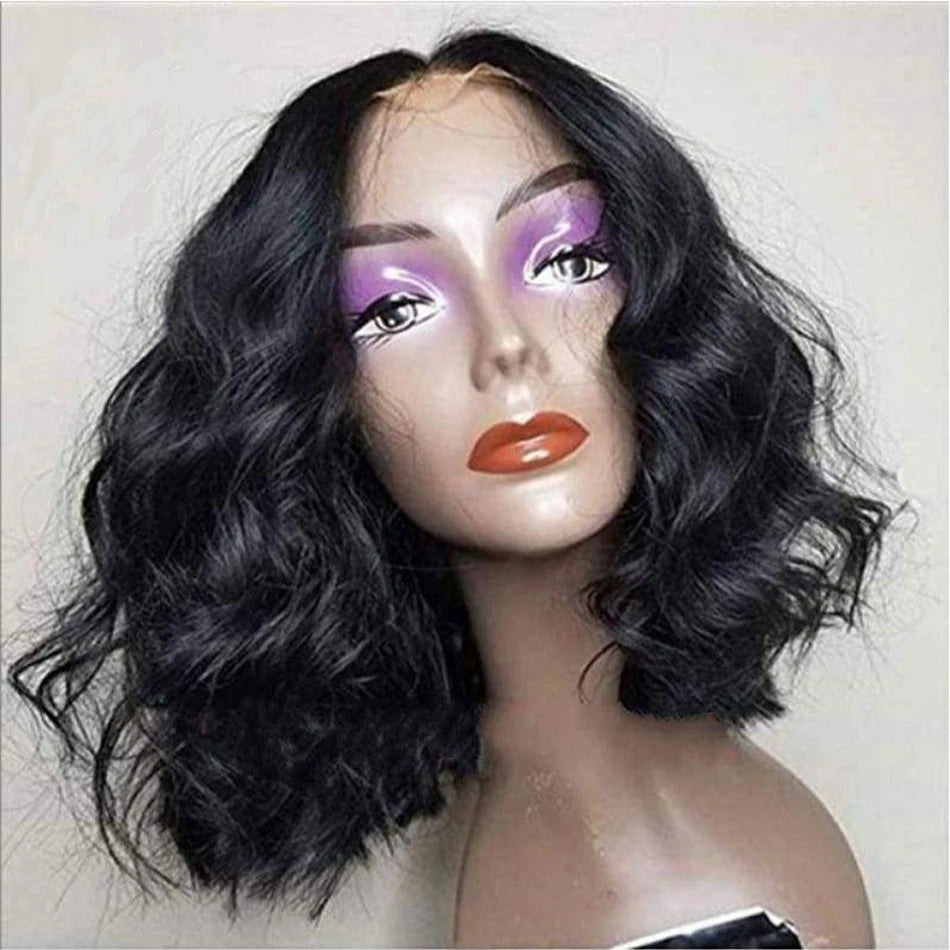 Short Bob Body Wave HD Lace Wig – Raw Vietnamese Virgin Hair | Double Drawn | Pre-Cut | 8–14 Inches | 13x4, 4x4 & 4x1