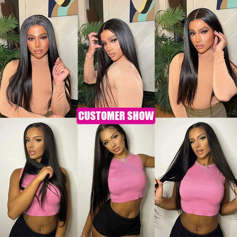 8-40 Inch Bone Straight Human Hair Weave Bundles Deal Raw Virgin Unprocessed Human Hair Extensions 1/3/4 Pcs Bundles Double Weft
