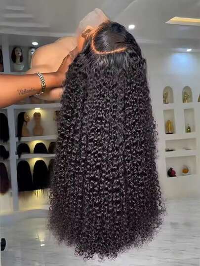Kinky Curly Wig – 13x4 & 13x6 HD Transparent Lace Front | 250% Density | Pre-Plucked | 18"-40" | Ships from US