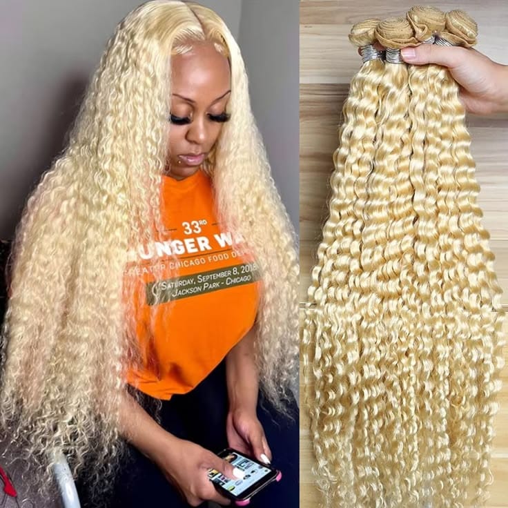 613 Deep Wave Bundles – Remy Malaysian Hair