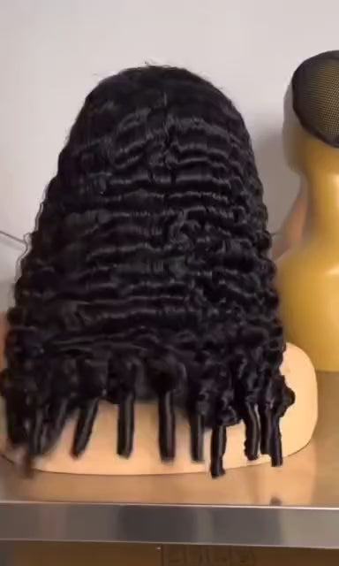 Burmese Curly Human Hair Wig – 13x4 HD Transparent Lace Front | 220% & 250% Density | Pre-Plucked | 16"-30" | Ships from US